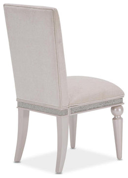 Aico Amini Glimmering Heights 2 Dining Side Chair in Ivory