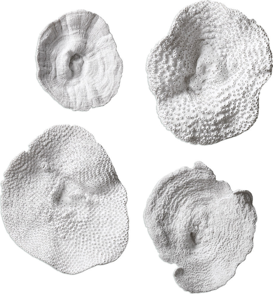 Uttermost Sea Coral Wall Art, Set of 4
