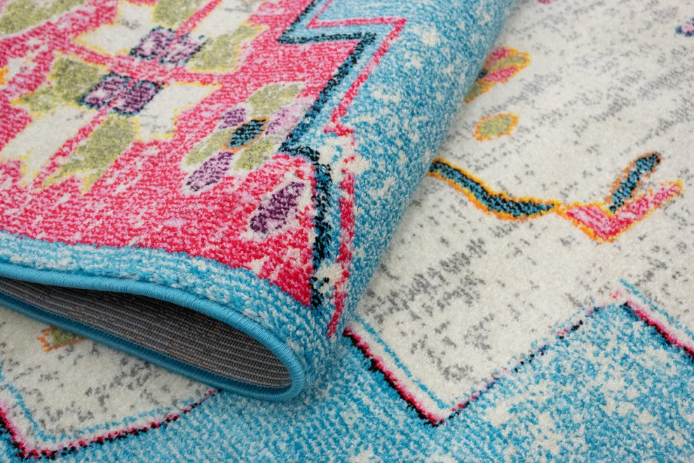 Noori Rug Distressed Delma Blue/Ivory Rug