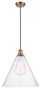 Innovations Lighting 516-1P-AC-GBC-164-LED Ballston Cone 1 Light 16" Pendant