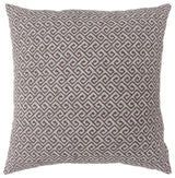 Benzara BM178005 Small Diagonal Patterned Set of 2 Throw Pillows, Brown