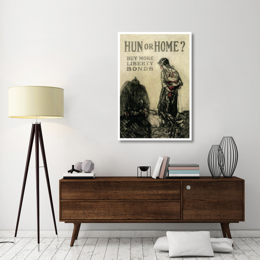 "WWI: Hun or Home?" Digital Paper Print, 34"x50"