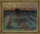 Henri Le Sidaner Garden at Hampton Court Framed Premium Canvas Print, 20"x25"