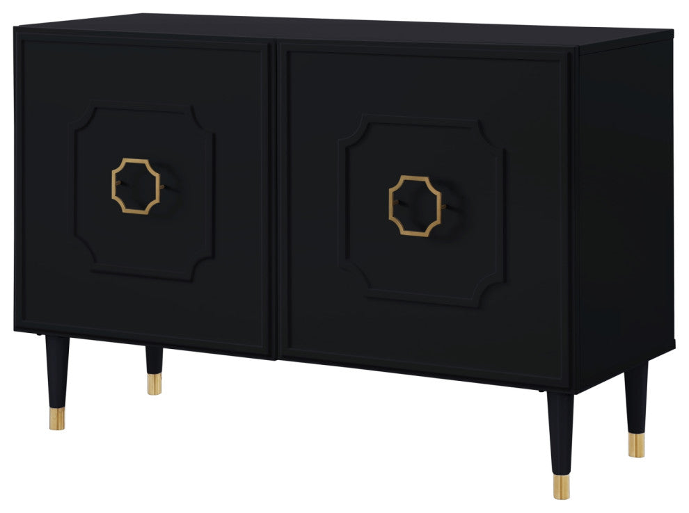 Nohea Sideboard, 2 Doors, Black