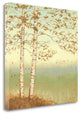 "Golden Birch I With Blue Sky" By James Wiens, Giclee on Gallery Wrap Canvas