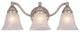 Vaxcel Standford 3-Light Vanity, Brushed Nickel