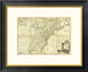 "Amerique Septentrionale, 1756" Framed Digital Print by John Mitchell, 26x21"