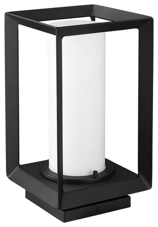 Golden Lighting 2073-OPR OP Smyth 13" Tall Post Light - Natural Black