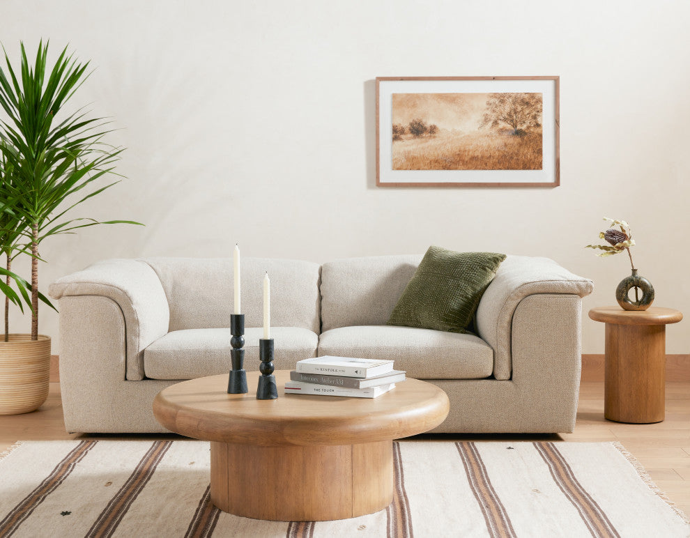 Zach End Table, Burnished Parawood