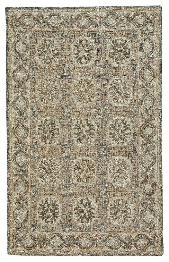 Capel Lincoln Lt. Tan Silver 2580_730 Hand Tufted Rugs - 9'  X 12' Rectangle