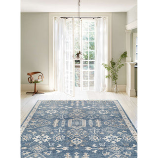 Tuscany Morrisa Area Rug, Blue, 2'6"x8'