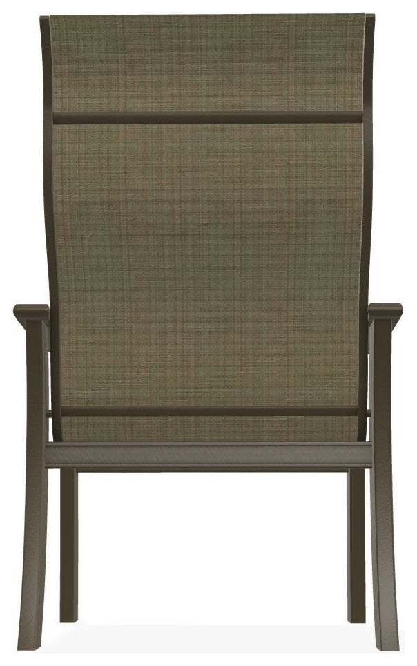 St. Catherine Sling Outdoor Armchair, Elevation Stone/Beachwood