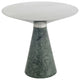 Iris Silver Metal Side Table, HGNA541