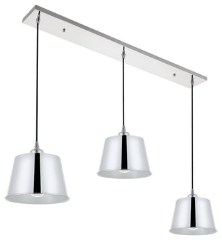 Chrome Finish 3-Light Pendant