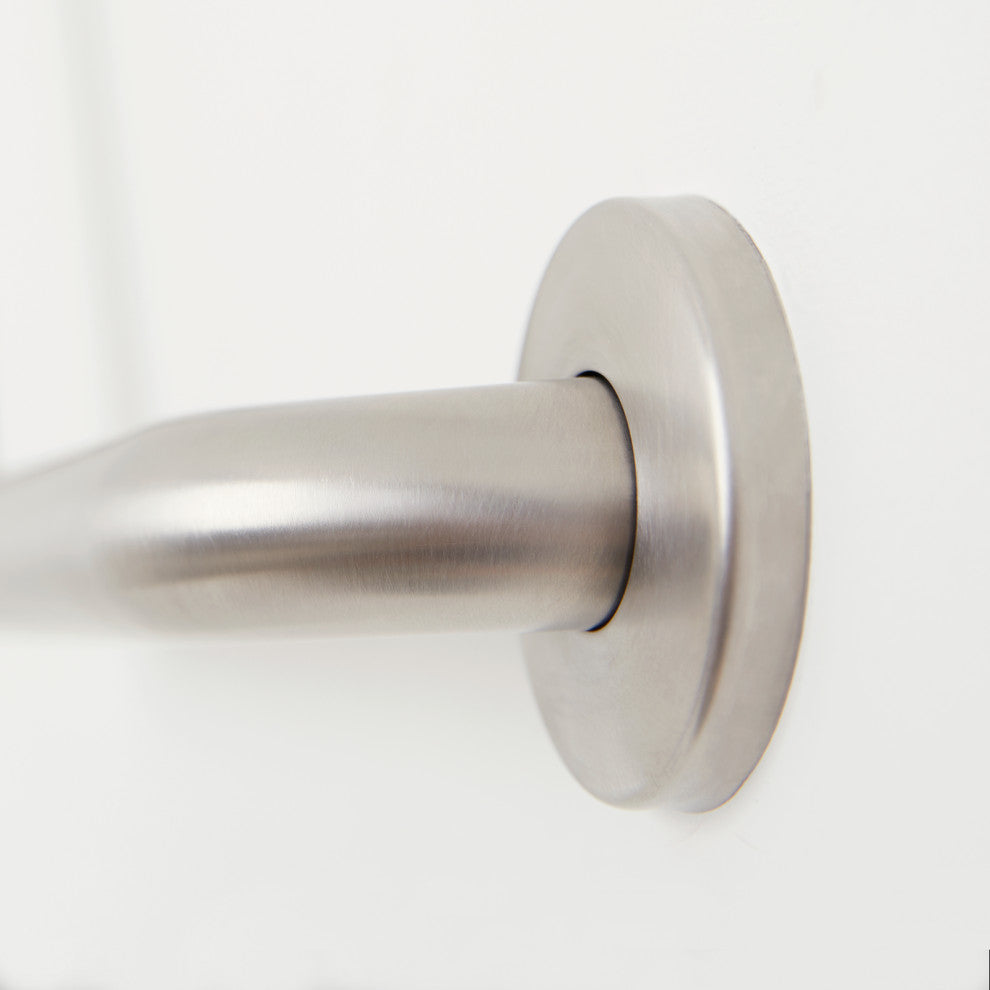 12"x12" Boomerang Shaped Shower Grab Bar, Stainless Steel
