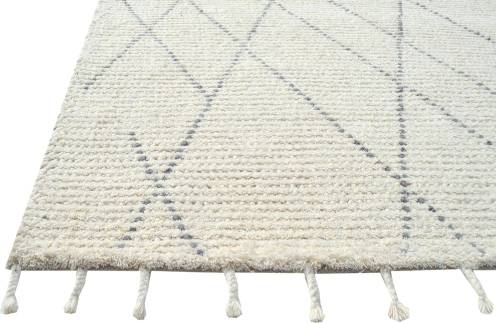Celestial Ivory And Gray Area Rug, 8'x10'