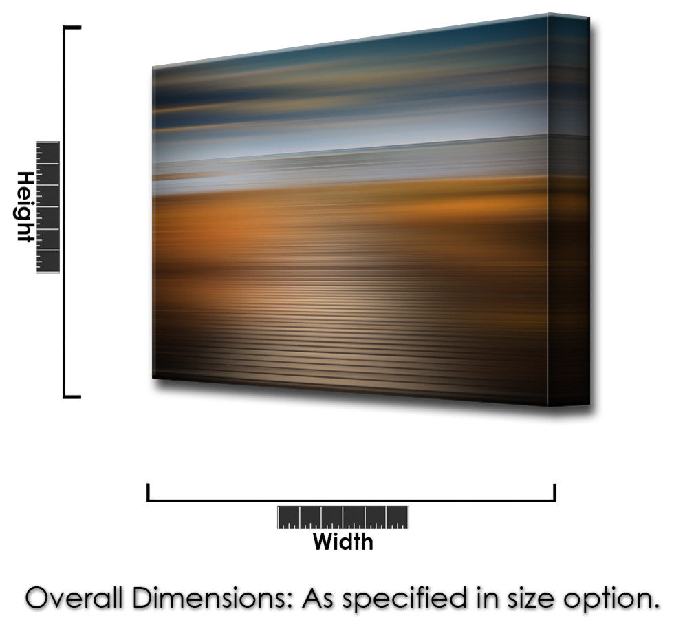 Ready2HangArt 'Blur Stripes XIV' Canvas Wall Art, 20 in. Highx30 in. Wide