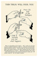 "This Trick Will Fool You" Digital Paper Print by Retromagic, 29"x42"