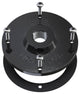 Redondo 20" Large Steel Barn Light with 20" Straight Arm Mount, Black