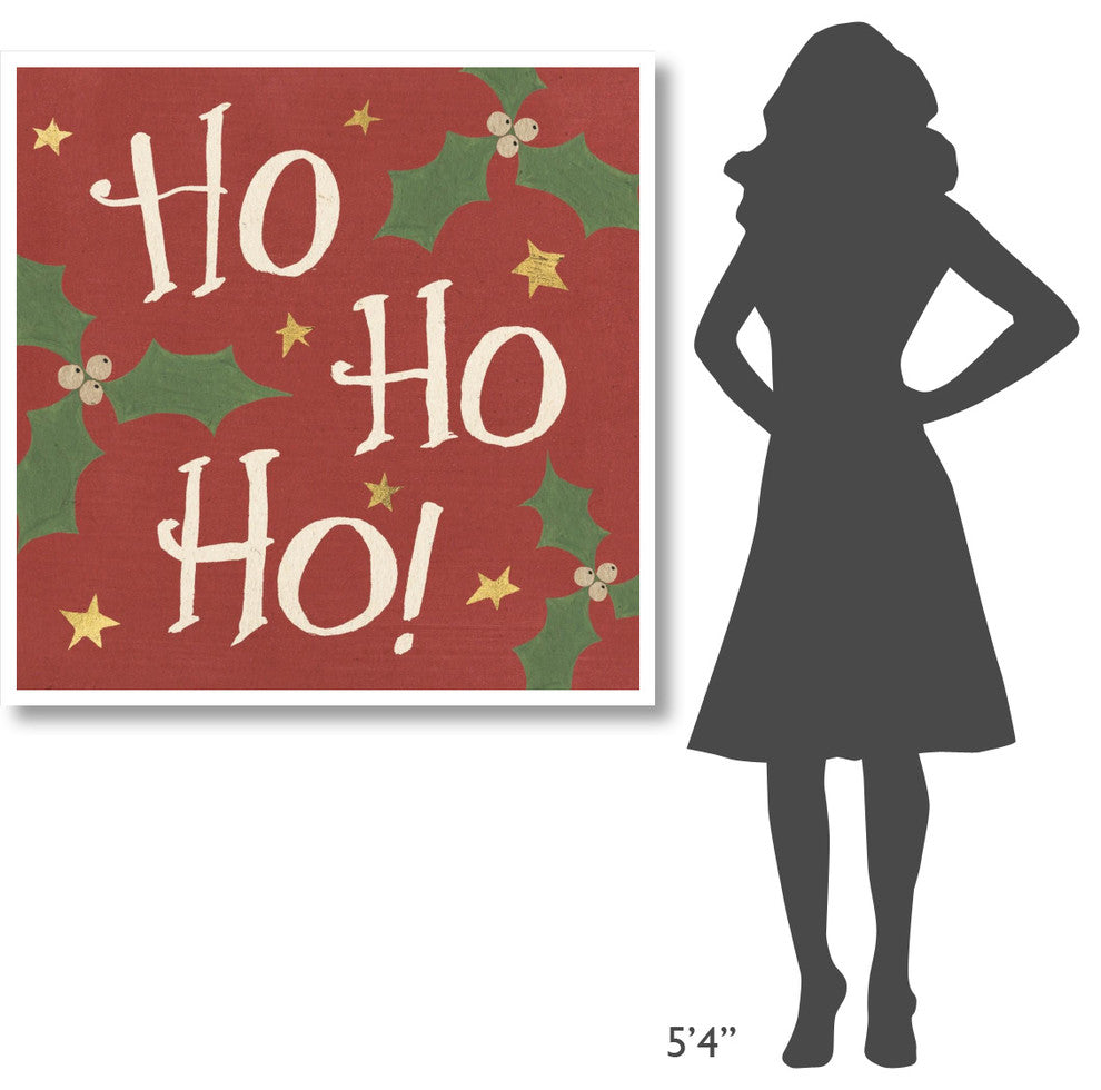 "Vintage St.Nick VI" Digital Paper Print by Anne Tavoletti, 42"x42"
