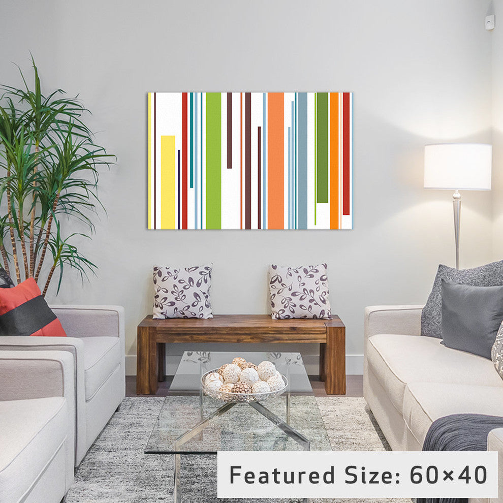 "Pastel Piano Keys" by iCanvas, 40x26x1.5"