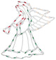 18" Lighted Angel Christmas Window Silhouette Decoration