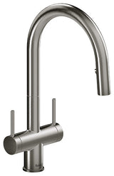Azure Kitchen Faucet With Spray, Stainless Steel