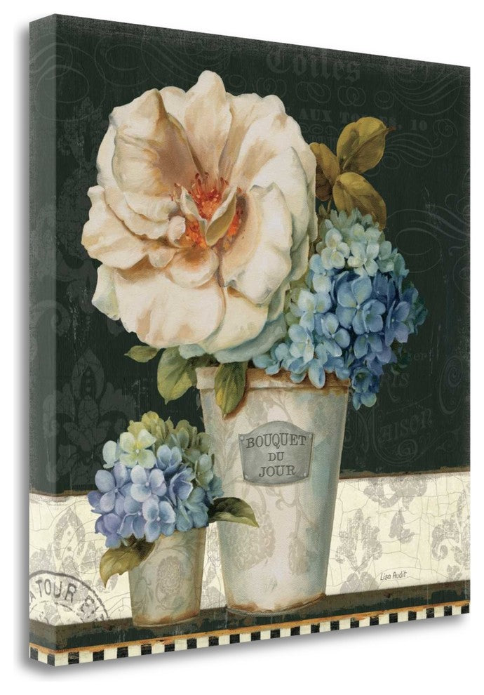 "French Vases II" By Lisa Audit, Giclee Print on Gallery Wrap Canvas