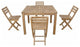Anderson Teak Set-212 Montage Alabama 5- Pieces Dining Set