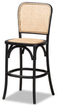 Suk Mid-Century Counter Stool, Black