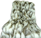 Gray and White Tibetan Fox, 5'x8'