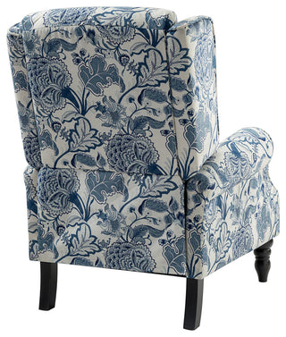 Modern Manual Wingback Recliner Set of 2, Jacobean