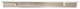 Extent 6-9/16" CTC Cabinet Edge Pull, Satin Nickel