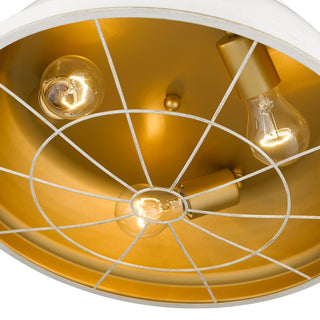 Bartlett Flush Mount, French White