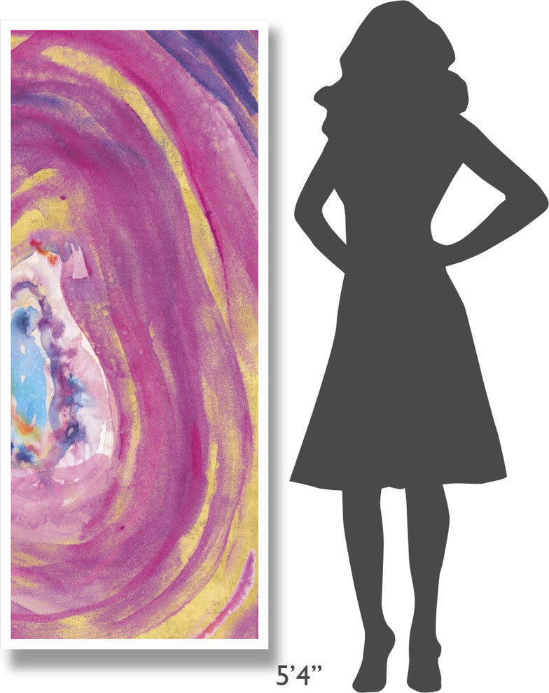 "Rarity VI" Digital Paper Print by Sue Schlabach, 26"x62"