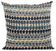 Plutus Blue Harmony Border Luxury Throw Pillow, 20"x30"