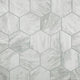 Classico Bardiglio Hex Light Porcelain Floor and Wall Tile