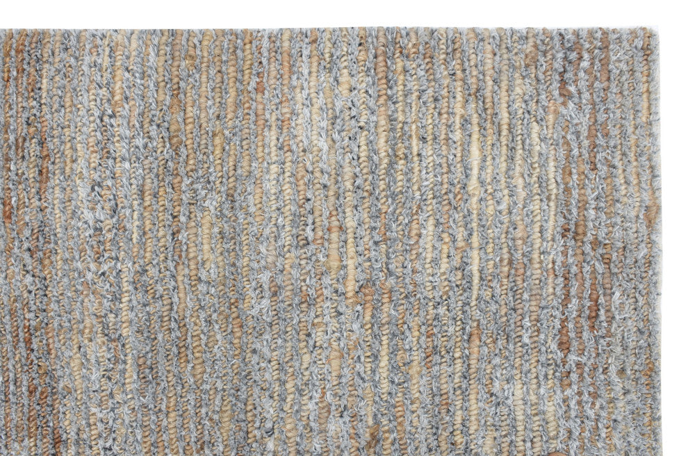 Kauai Horizon Area Rug, Silver/Natural, 6' X 9'