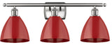 Innovations 516-3W-SN-MBD-75-RD 3 Light Bath Vanity Light, Brushed Satin Nickel