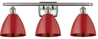 Innovations 516-3W-SN-MBD-75-RD 3 Light Bath Vanity Light, Brushed Satin Nickel