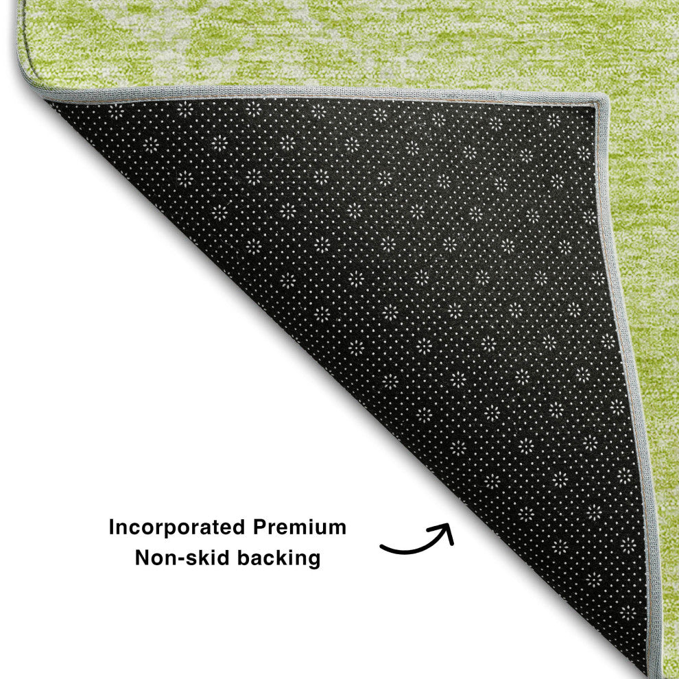 Premium Machine Washable Mayfield AMF694 Aloe 9' x 12' Rug