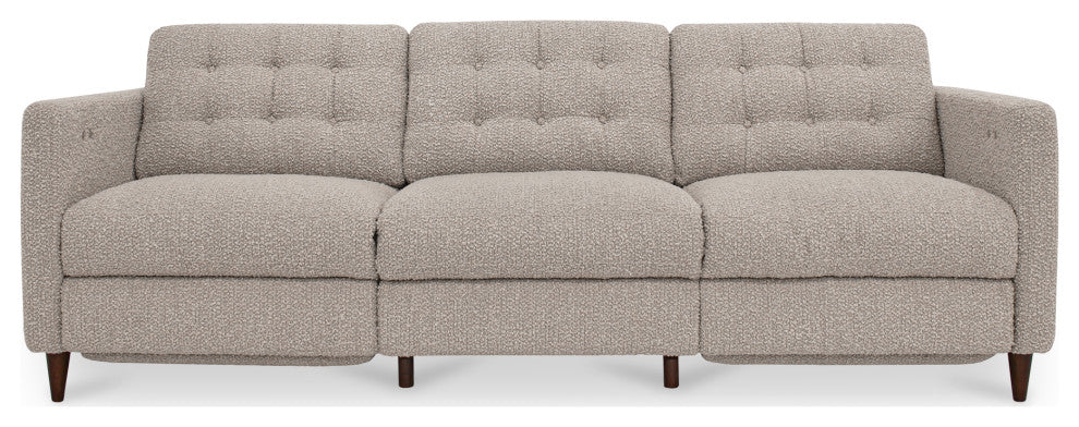 Bridgers Power Recliner Sofa Warm Grey
