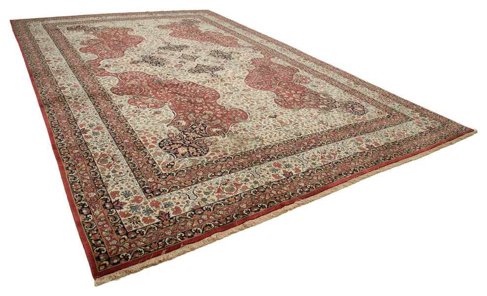 Rug N Carpet - Handmade Oriental 12' 2" x 18' 0" Oversize Oushak Area Rug