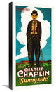 "Charlie Chaplin - Sunnyside, 1915" Canvas by Hollywood Photo Archive, 11x22"