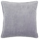 Soft Lilac Solid Pearl Beaded Edge Throw Pillow
