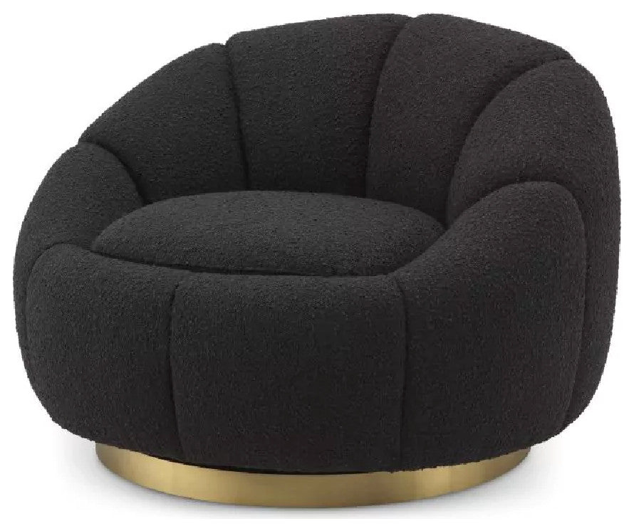 Modern Boucle Swivel Chair | Eichholtz Inger