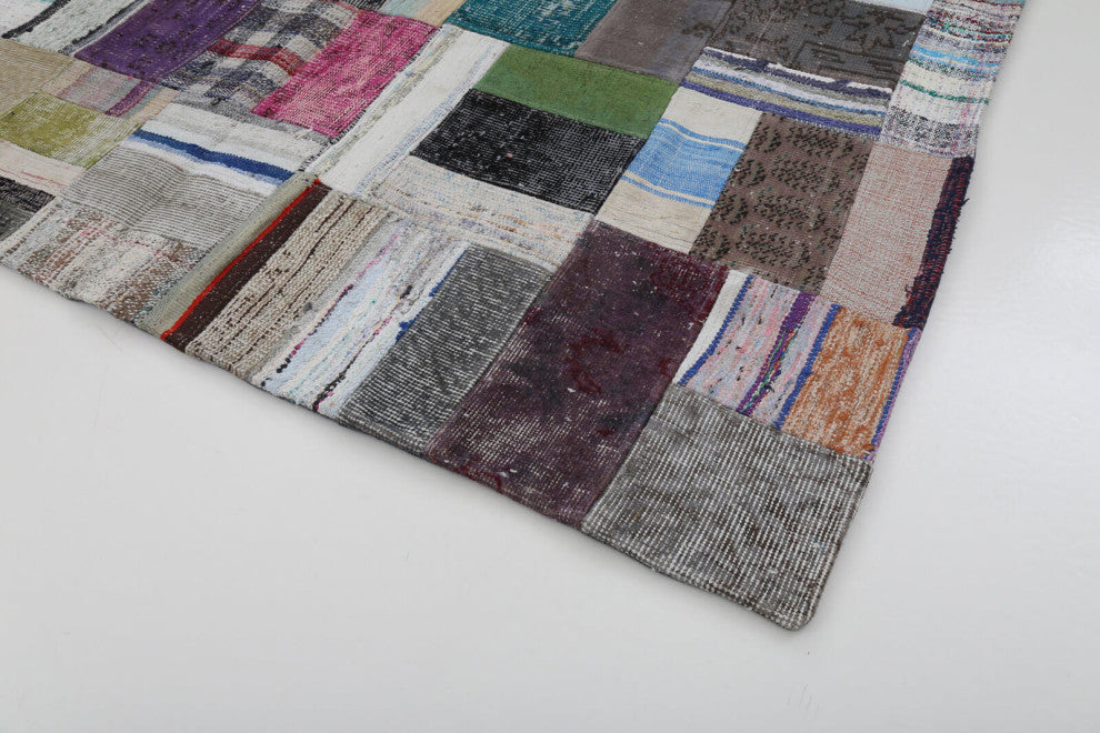 Rug N Carpet - Handmade Oriental 5' 7'' x 7' 10'' Vintage Patchwork Kilim Rug