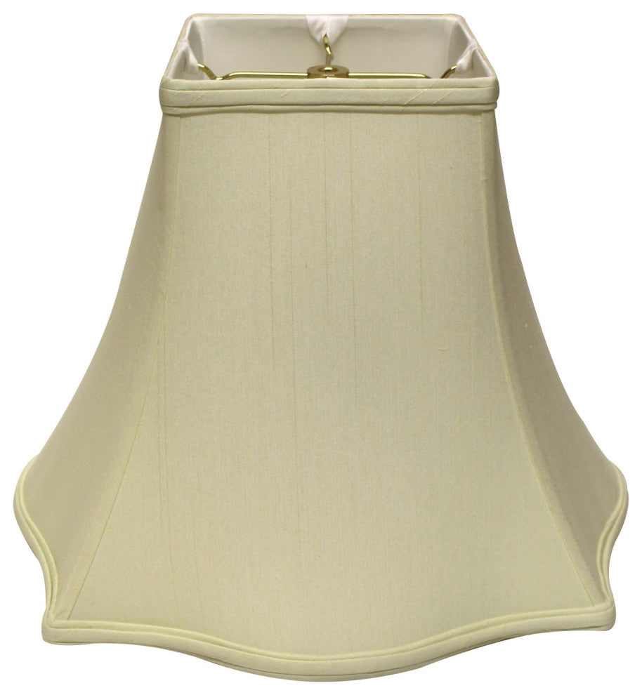 18" Ivory Premium Square Monay Shantung Lampshade