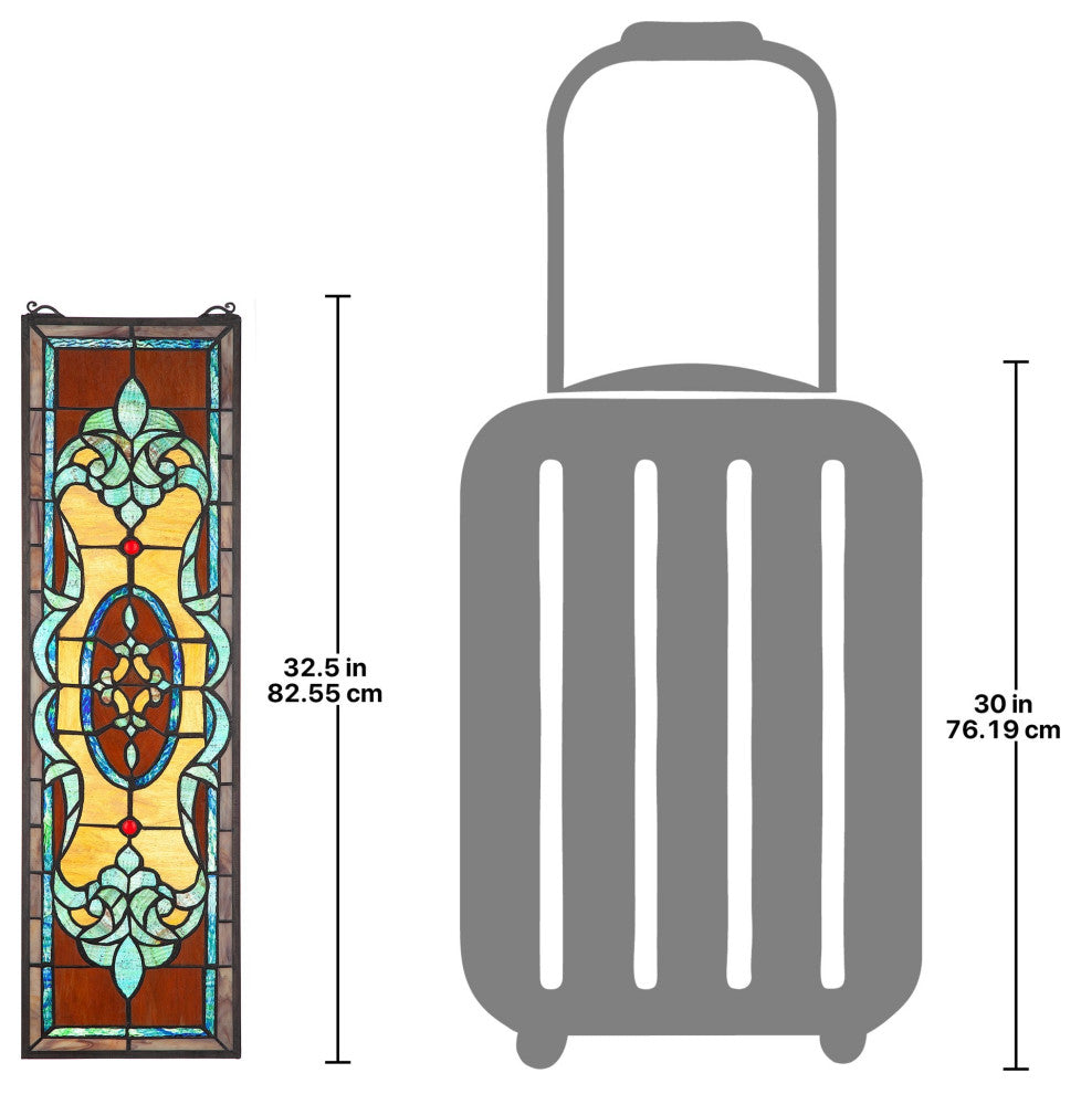 Gladstone Tiffany-Style Stained Glass Window