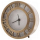 Eggington Roman Numeral Clock, Antique Brass